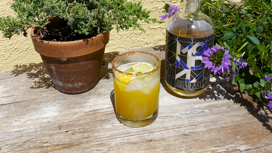 pineapple mezcal paloma