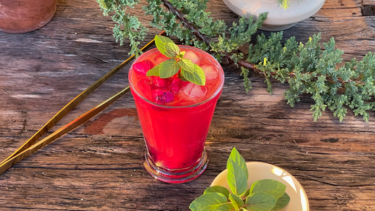Adaptogenic non-alcoholic mojito with Aplós spirit