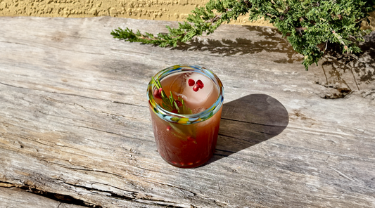 non alcoholic pomegranate paloma recipe