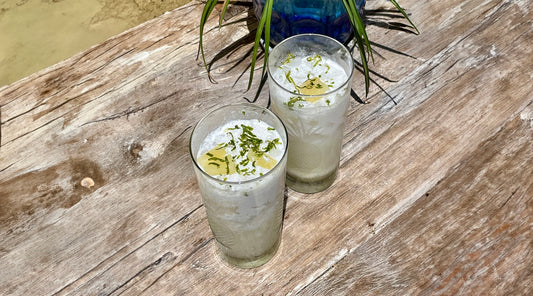 Pina Colada on the Rocks Mocktail Recipe