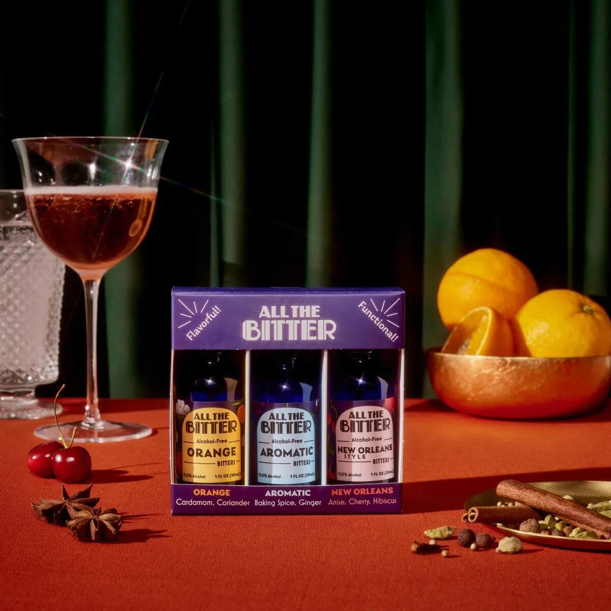 All The Bitter - Classic Bitters Travel Set (Non-Alcoholic)