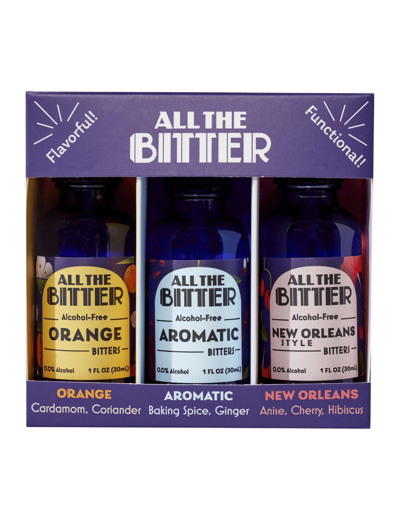 All The Bitter - Classic Bitters Travel Set (Non-Alcoholic)