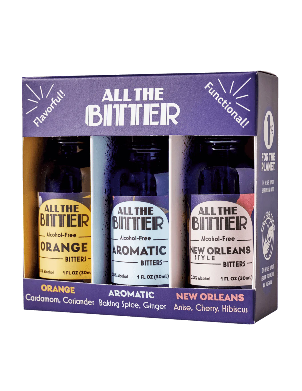 All The Bitter - Classic Bitters Travel Set (Non-Alcoholic)