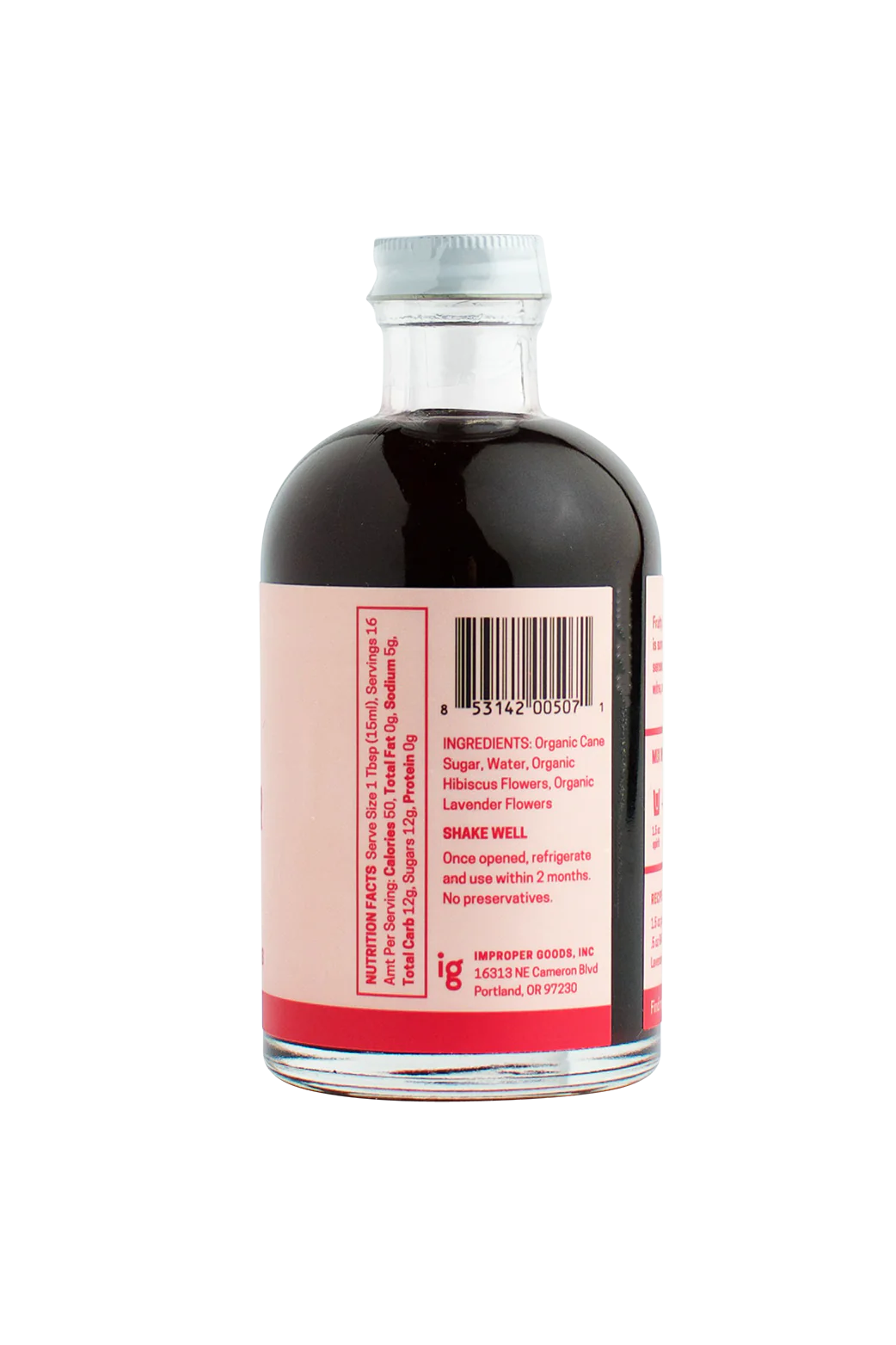 RAFT - Hibiscus Lavender Syrup