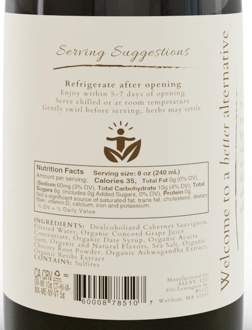 ALLAY - Functional Non-Alcoholic Cabernet Sauvignon