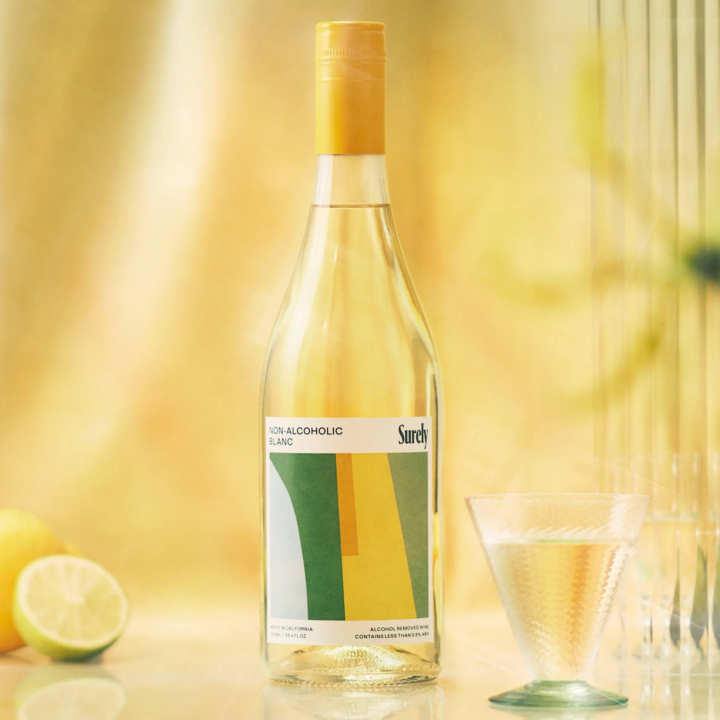 surely non alcoholic blanc white wine blend