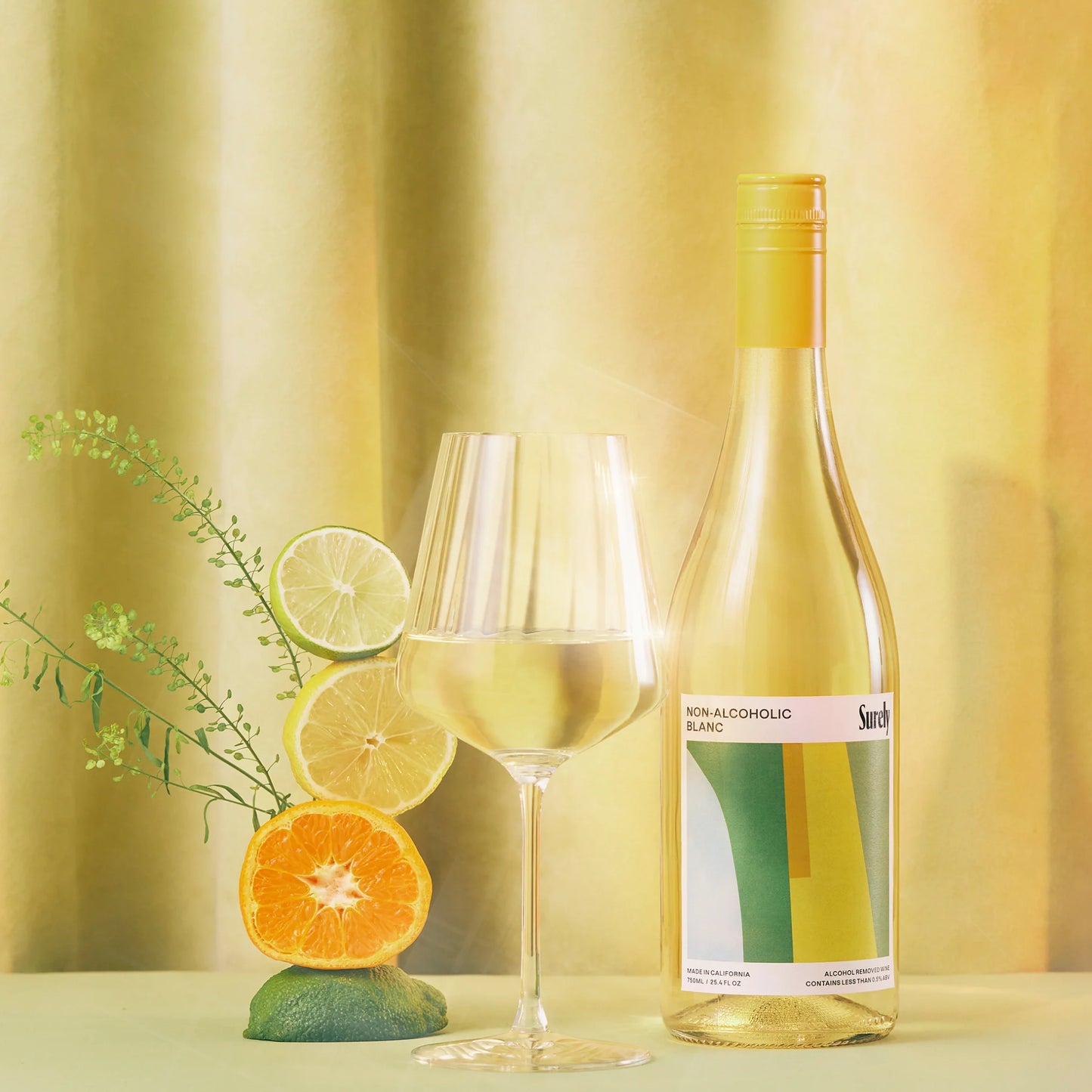surely non alcoholic blanc white wine blend