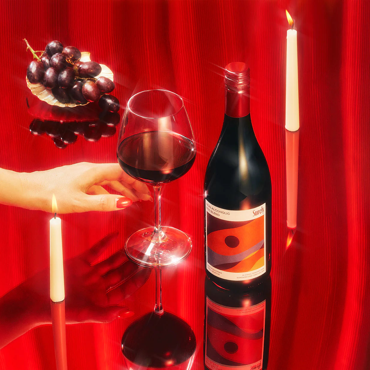 non alcoholic red wine