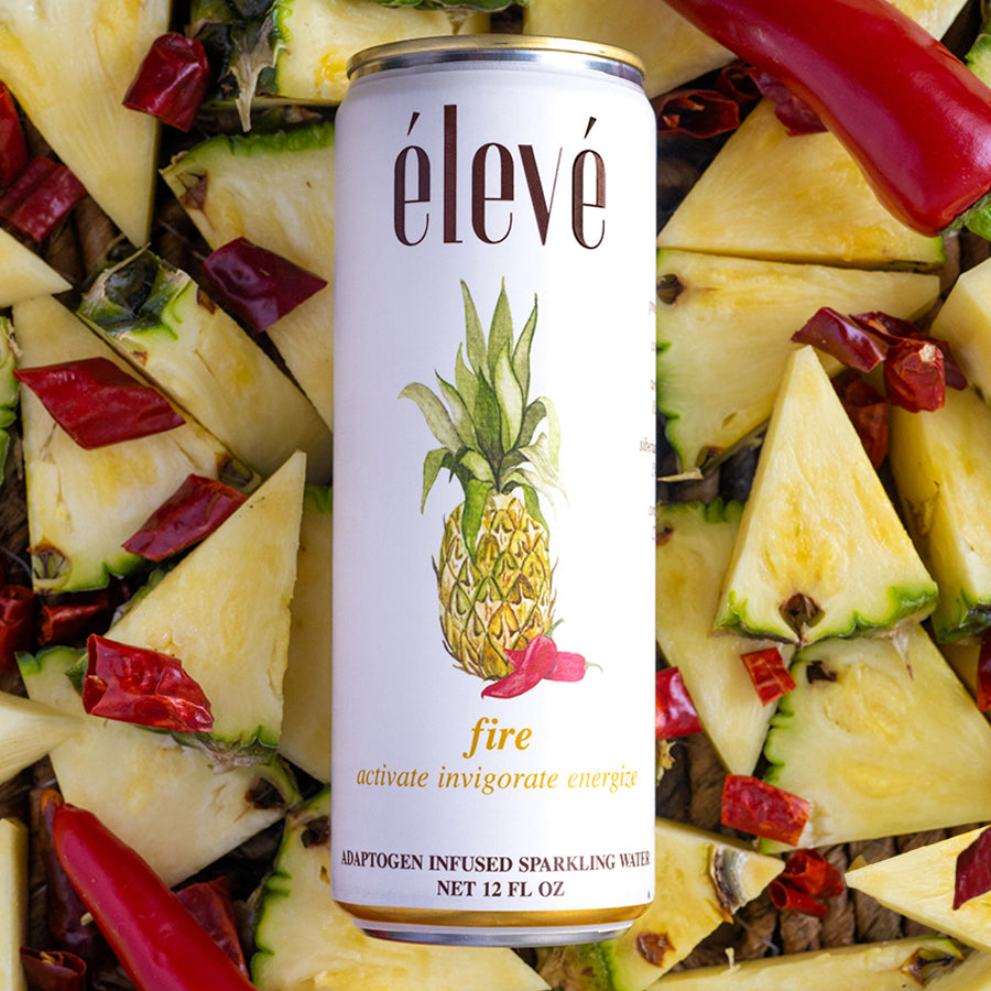 élevé Fire (Pineapple Cayenne) - Adaptogen Sparkling Water