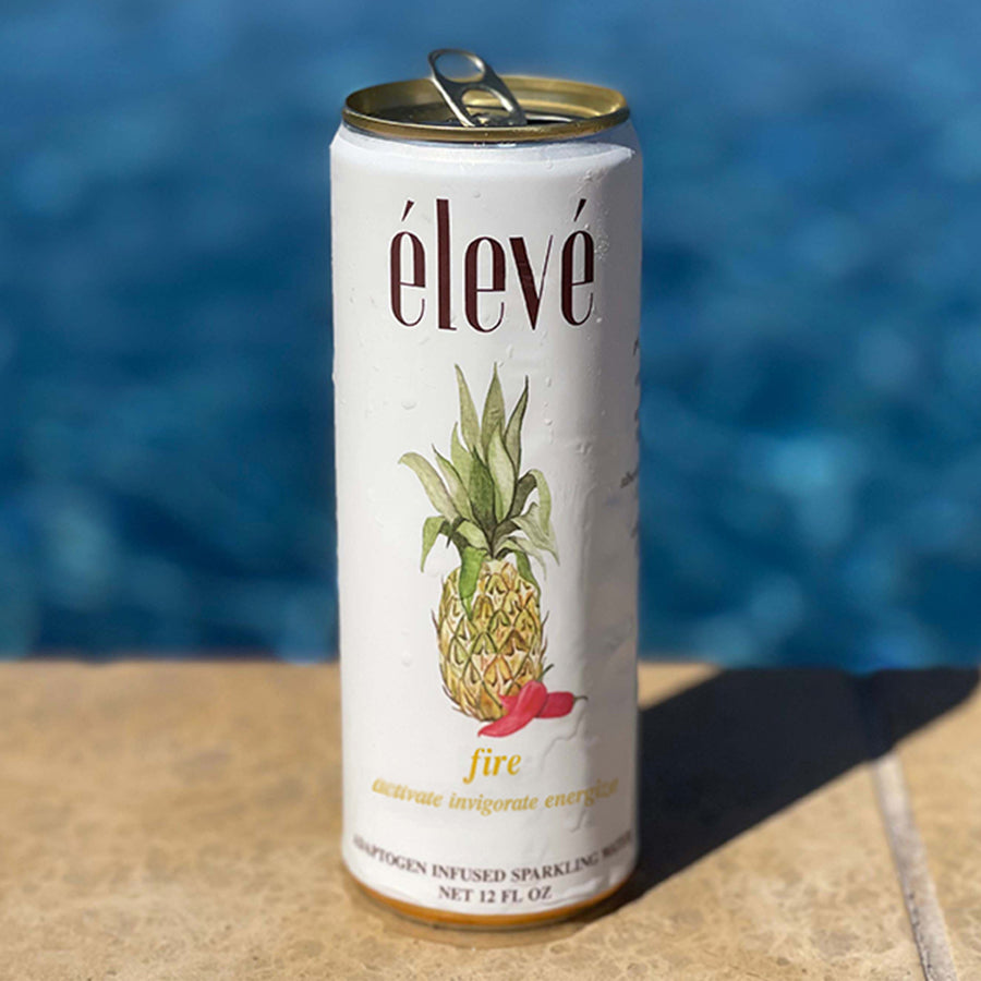 élevé Fire (Pineapple Cayenne) - Adaptogen Sparkling Water