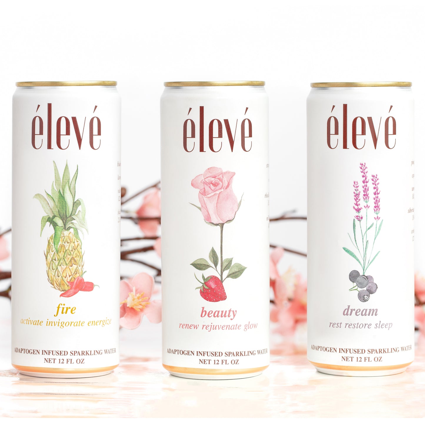 élevé Fire (Pineapple Cayenne) - Adaptogen Sparkling Water