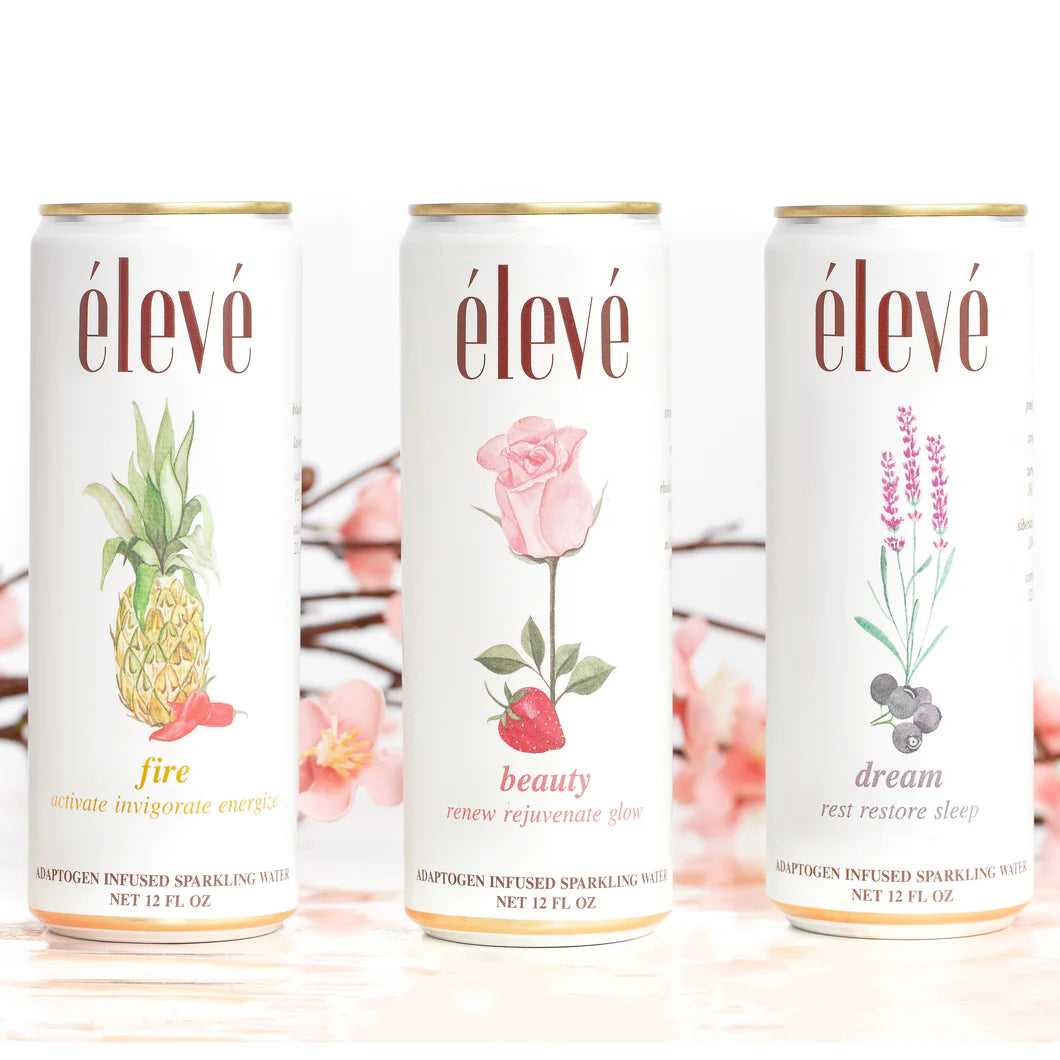 élevé Beauty (Strawberry Rose) - Adaptogen Sparkling Water