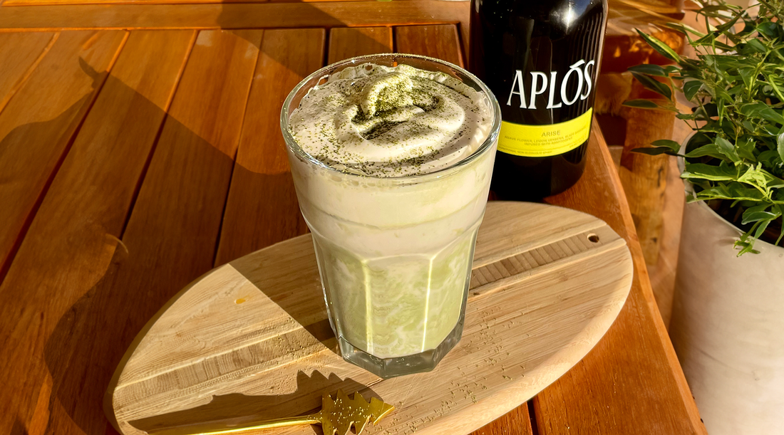 Adaptogenic Matcha Latte with Aplos Arise