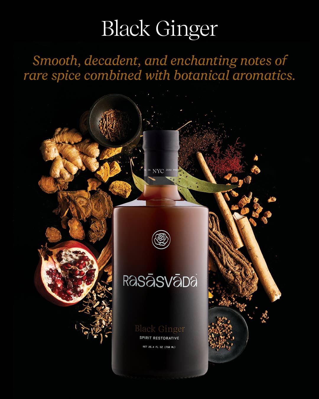 Rasāsvāda - Black Ginger Herbal Spirit