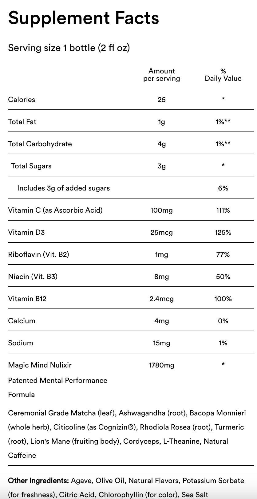 Magic Mind - Matcha Adaptogen Immunity Productivity Shot