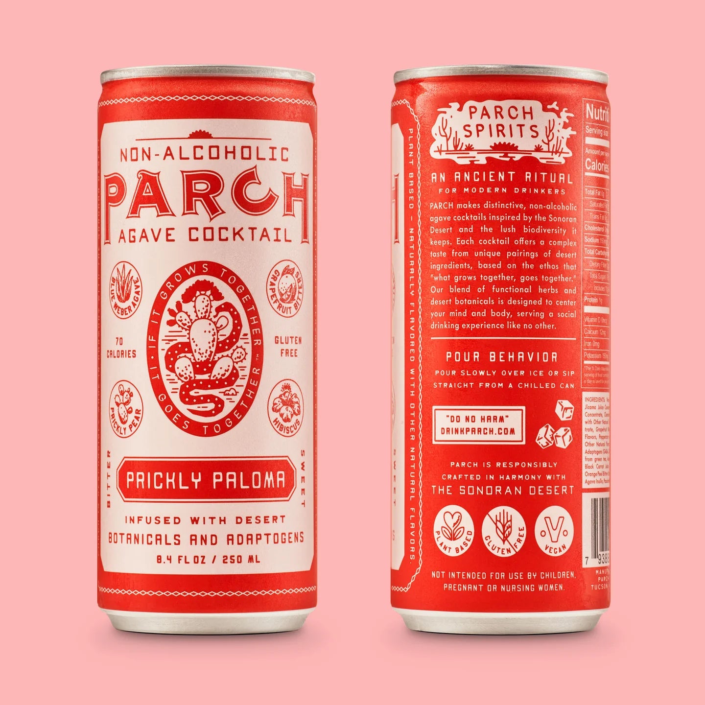 PARCH - Prickly Paloma Non-Alcoholic Agave Cocktail