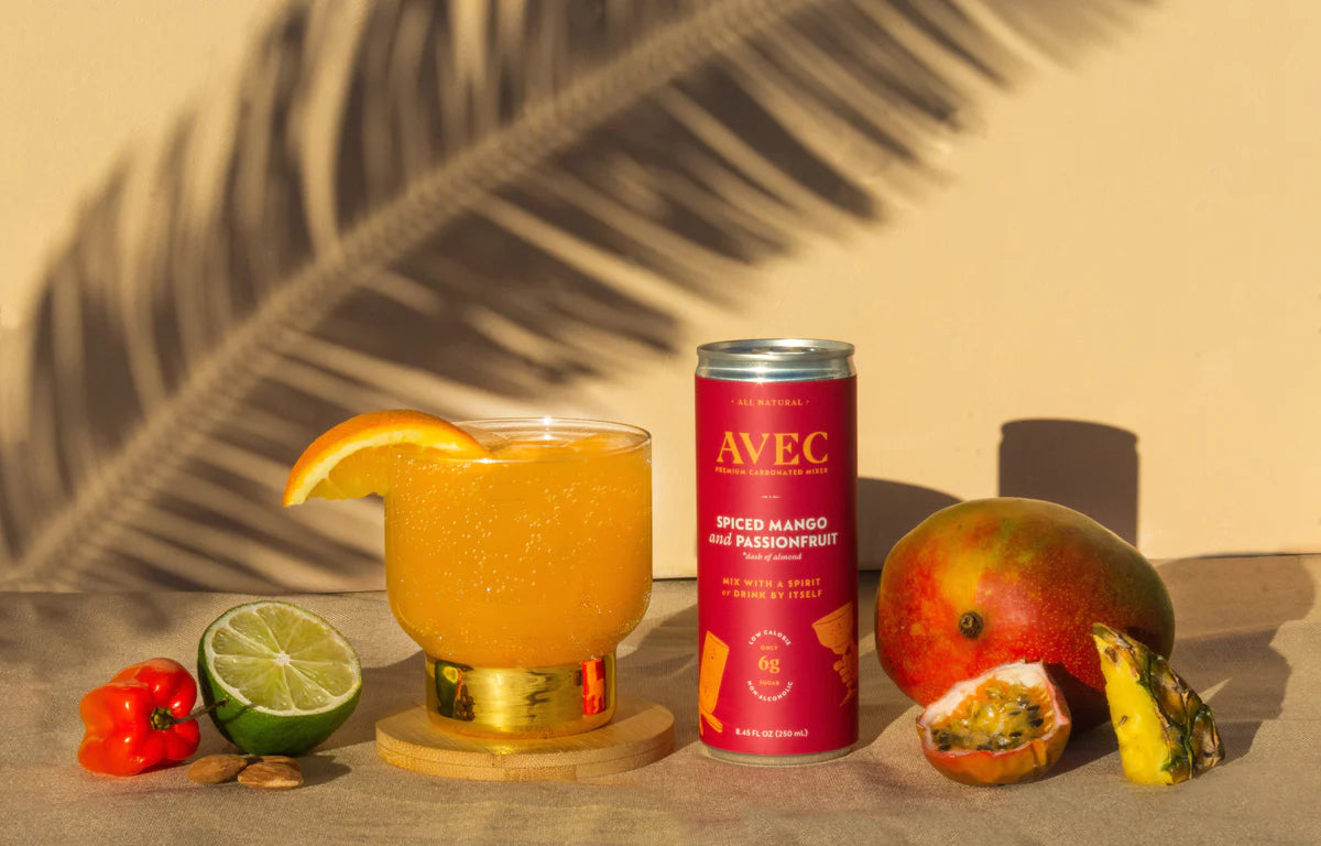 AVEC Spiced Mango and Passionfruit - Sparkling Drink Mixer